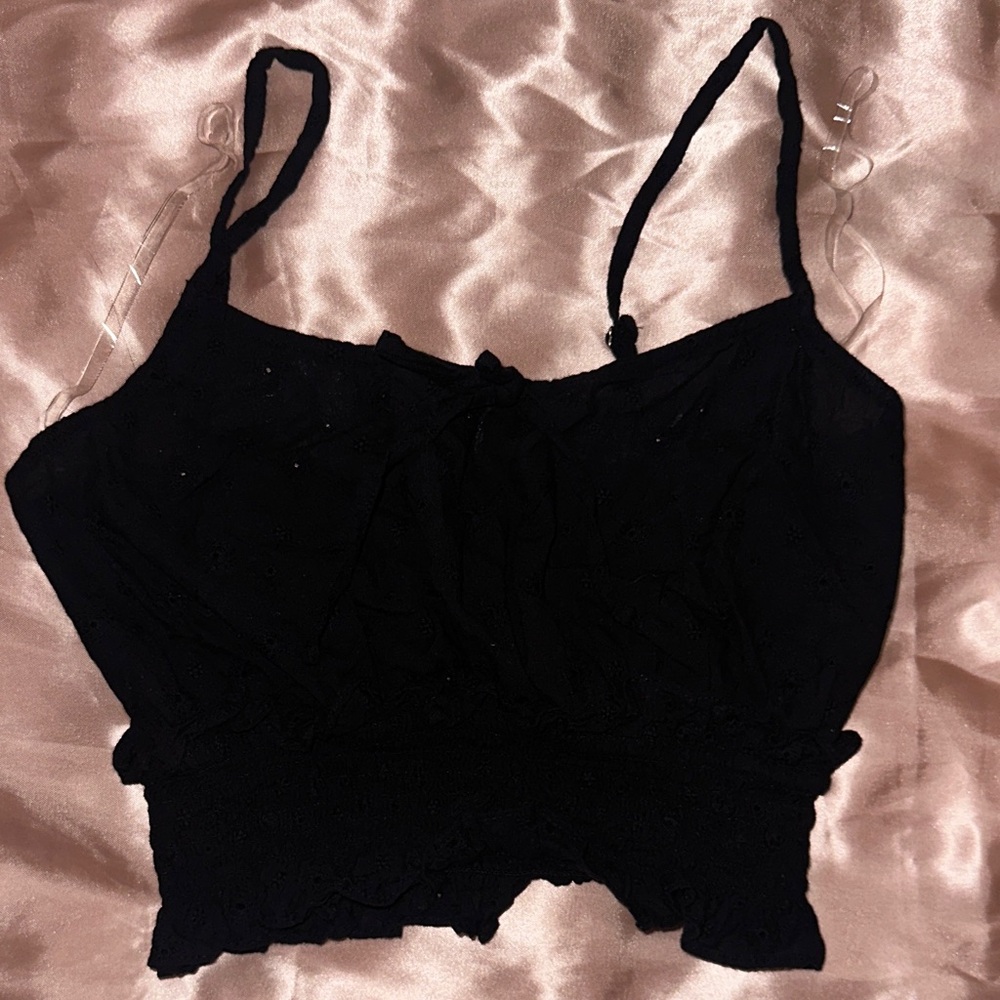 Elegant Black Lace Top